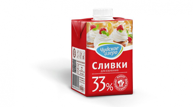 Сливки для взбивания 33% 