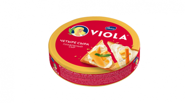 Сыр плавленный Виола 130 г Четыре сыра
