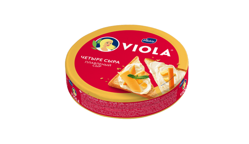Сыр плавленный Виола 130 г Четыре сыра