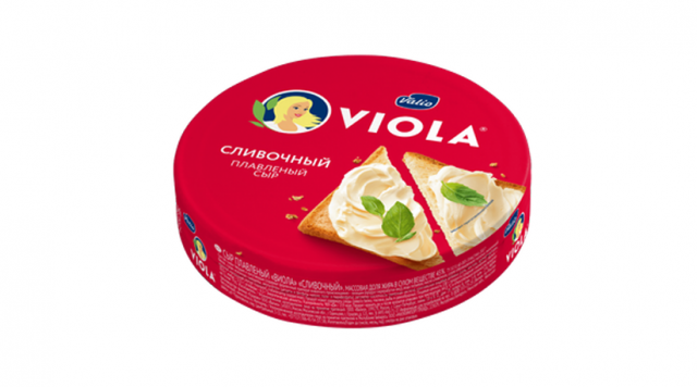 Сыр плавленный Виола 130 г Сливочный